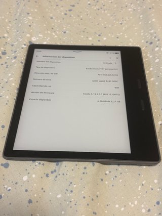 Kindle Oasis 10 (10ª generación)