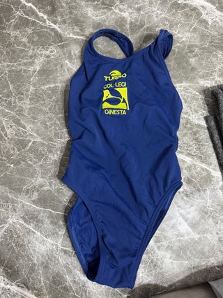 Bañador Turbo Col·legi Ginesta Azul talla 4/8 años