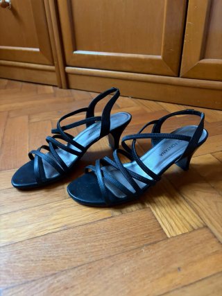 Sandalias Di Fontana Negras Talla 38