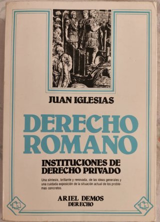 Libro Derecho Romano Instituciones Derecho Privado