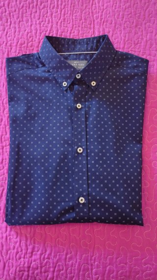 Camisa Sfera Men Azul Marino Talla M