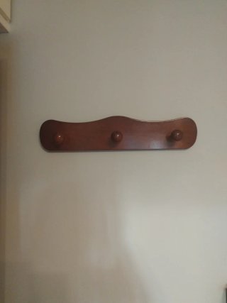 Perchero de Pared de Madera