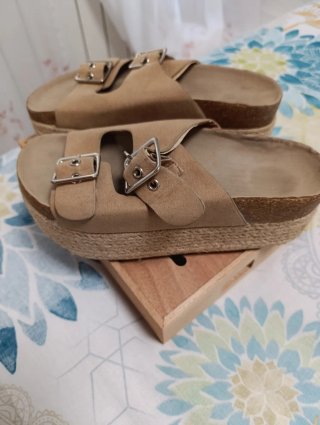 Sandalias Plataforma Color Arena