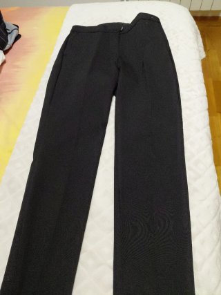 Pantalón de vestir recto negro