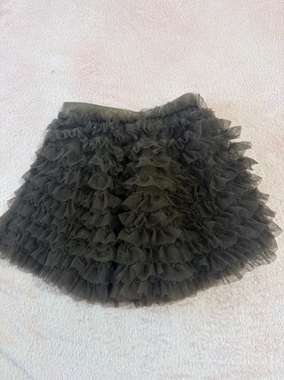 Falda de tul con volantes marron mayoral talla 2