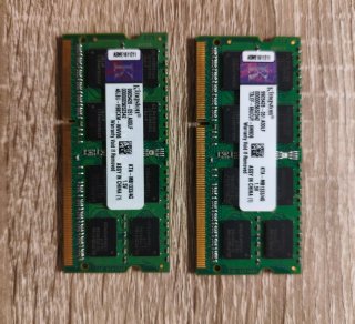 2×4 GB RAM Kingston DDR3 KTA-MB1333/4G