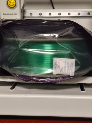Filamento PLA Silk Verde Irlandés 1,75 mm 1kg