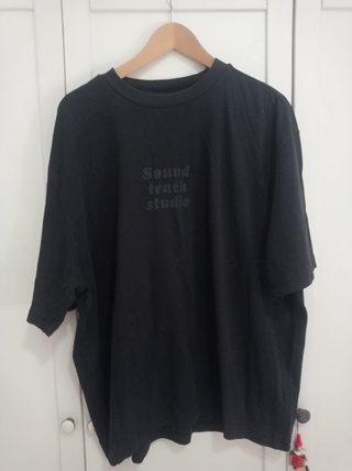 Camiseta Lefties Relaxed Fit Negra