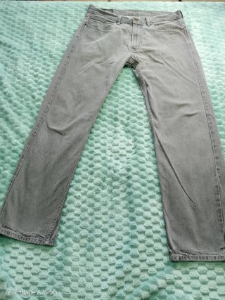 Vaqueros Levi's Grises Rectos Hombre
