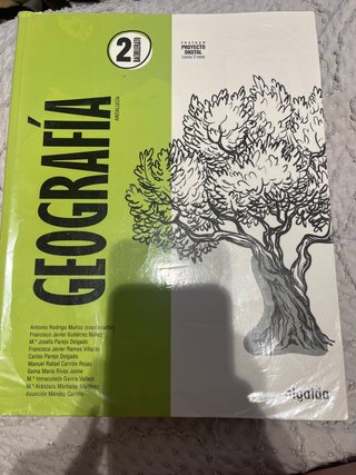 Geografía, 2 Bachillerato, Andalucía