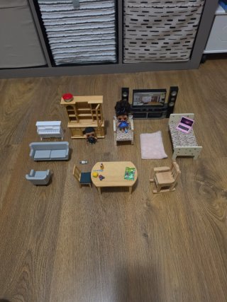 Conjunto de Muebles para Casa de Muñecas