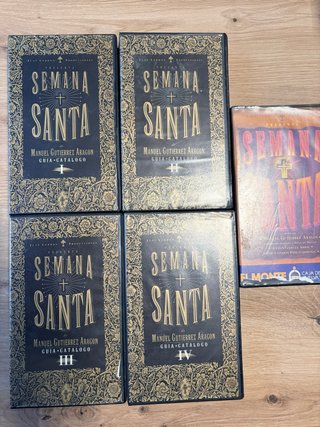 Colección 5 VHS Semana Santa Juan Lebrón