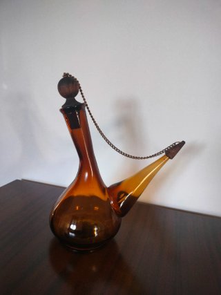 Porrón de Cristal Ámbar