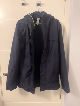 Chaquetón Impermeable Azul