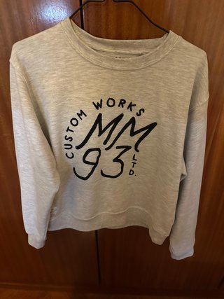 Sudadera Gris Custom Works MM93