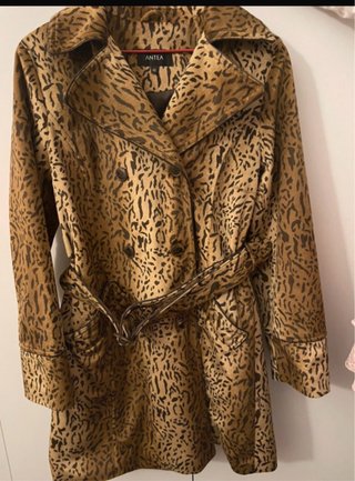 Abrigo Antea Animal Print Talla 40