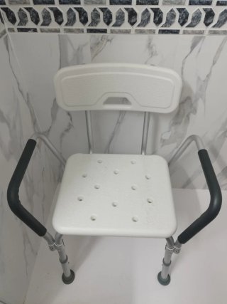Silla de baño con respaldo