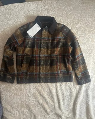 Chaqueta de cuadros Pull & Bear Talla M