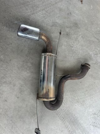 Silencioso trasero Seat León Cupra