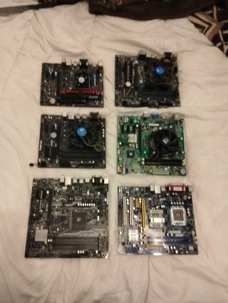 Lote de 6 Placas Base para PC