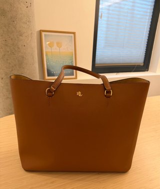 Bolso tote Karly de Ralph Lauren en piel