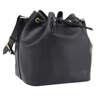 LOUIS VUITTON Epi Petit Noe Shoulder Bag Black