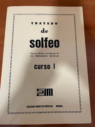 Tratado de Solfeo - Curso 1 (Ed. Progreso)