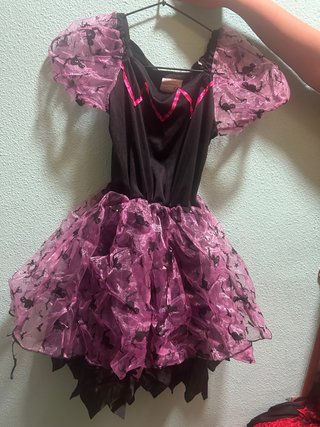 Disfraz de Bruja Negro y Morado