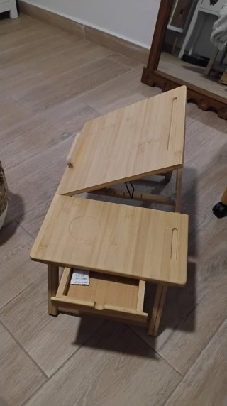 Mesa Portátil de Bambú