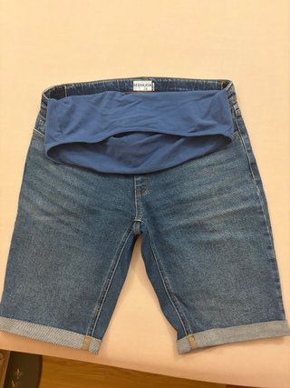Bermudas premamá vaqueras talla M