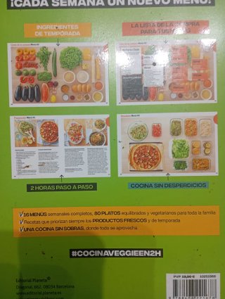 Cocina veggie en 2h para toda la semana: 80 rec...