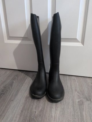 Botas Altas Negras de Montar/ agua número 37