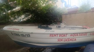 Barco Quicksilver 410 Fish con Toldo