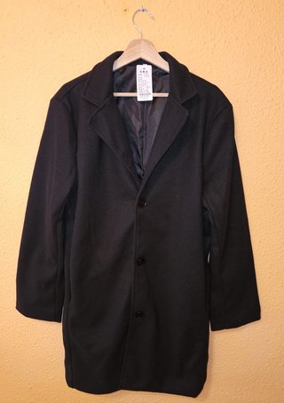 Abrigo Negro de Hombre Talla XXL