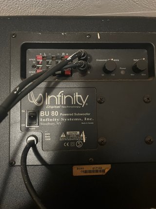 Subwoofer Activo Infinity BU 80