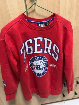 Sudadera NBA Philadelphia 76ers Roja