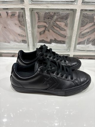 Zapatillas Converse de Piel Negras