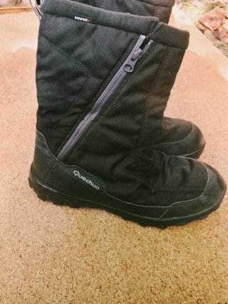 Botas de nieve Quechua negras