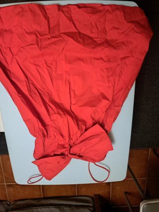 Vestido Rojo con Lazo Oysho