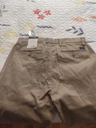 Pantalón Chino Recto Guess Beige