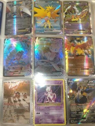 Lote de 9 Cartas Pokémon