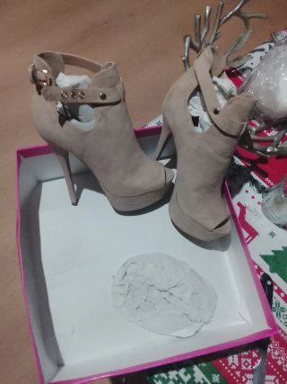 Botines Beige Talla 37