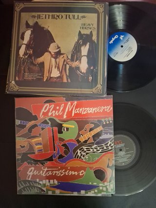Lote 2 Discos Vinilo: Jethro Tull y Phil Manzanera