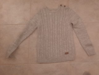Jersey Oxmo de punto Gris Talla M Como NUEVO