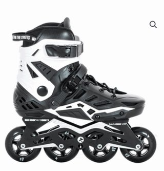 Patines en línea negros y blancos RENEGADE talla40
