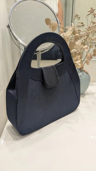 Bolso de mano fiesta azul marino