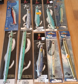 Lote de 10 Jigs de Pesca Variados