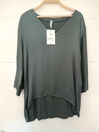 Camiseta Satinada Mulaya Verde