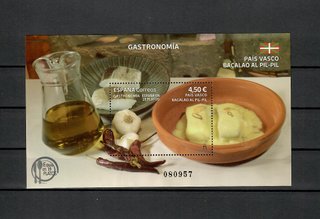 Sellos España 2022 - Gastronomia País Vasco