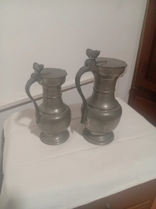 Set de 2 Jarras Vintage de Metal